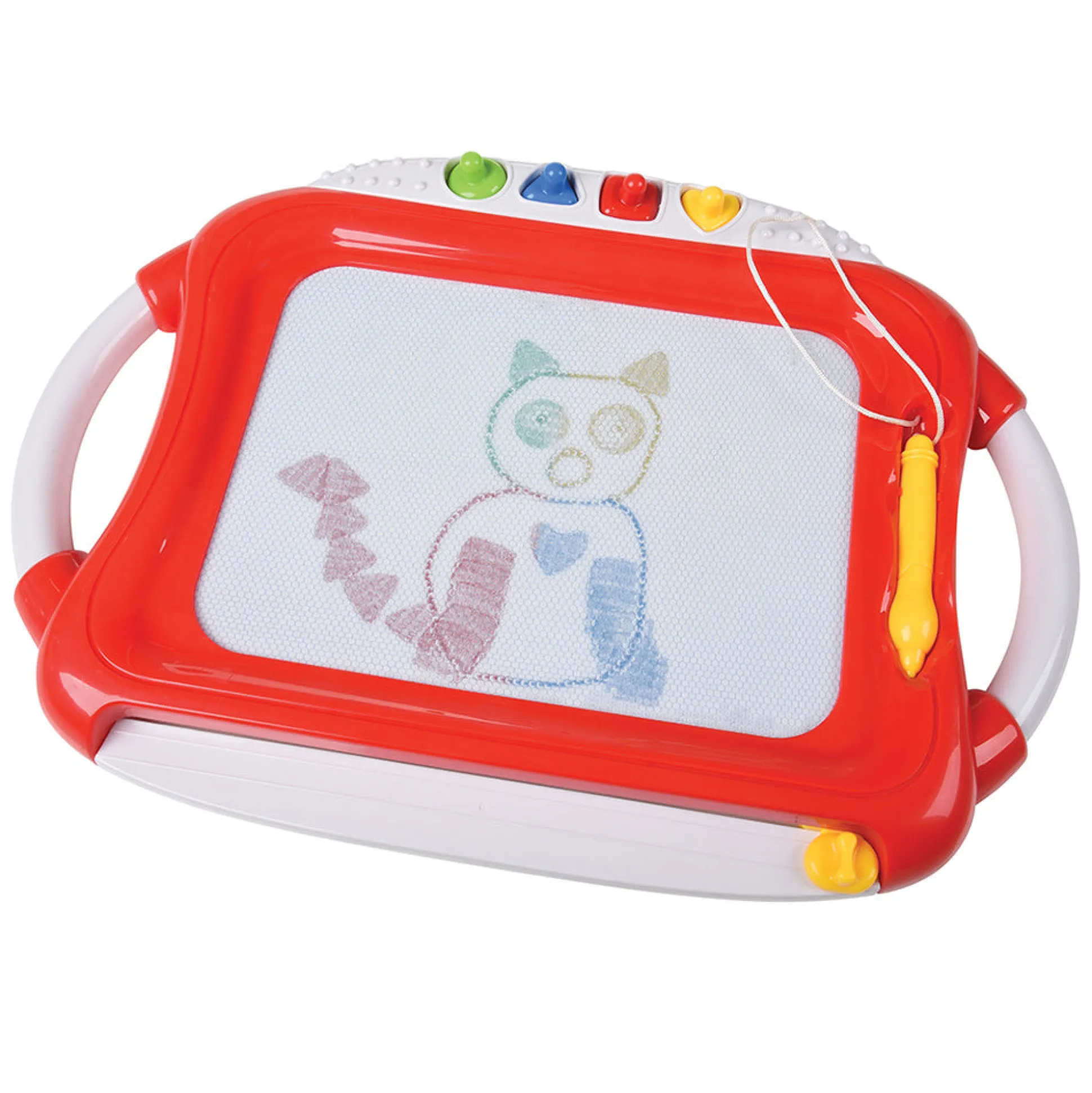 Magnetic Sketcher Board with Stylus & Shape Stampers