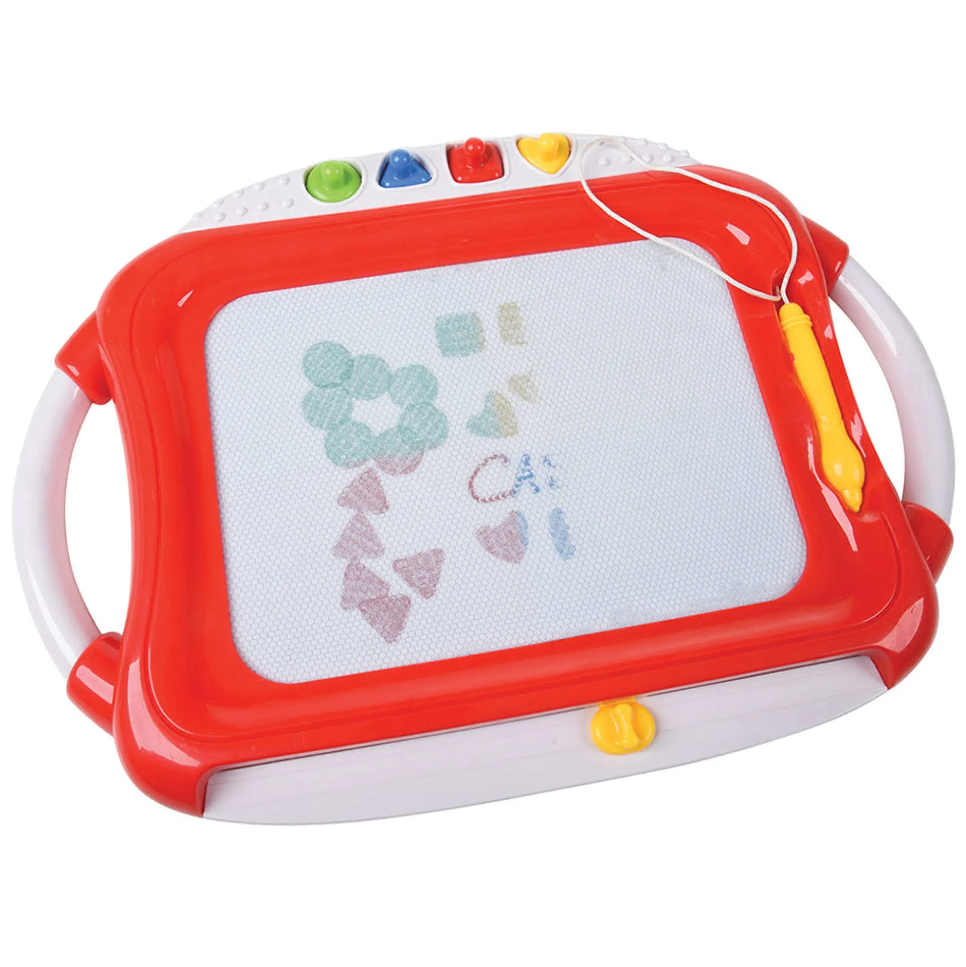 Magnetic Sketcher Board with Stylus & Shape Stampers