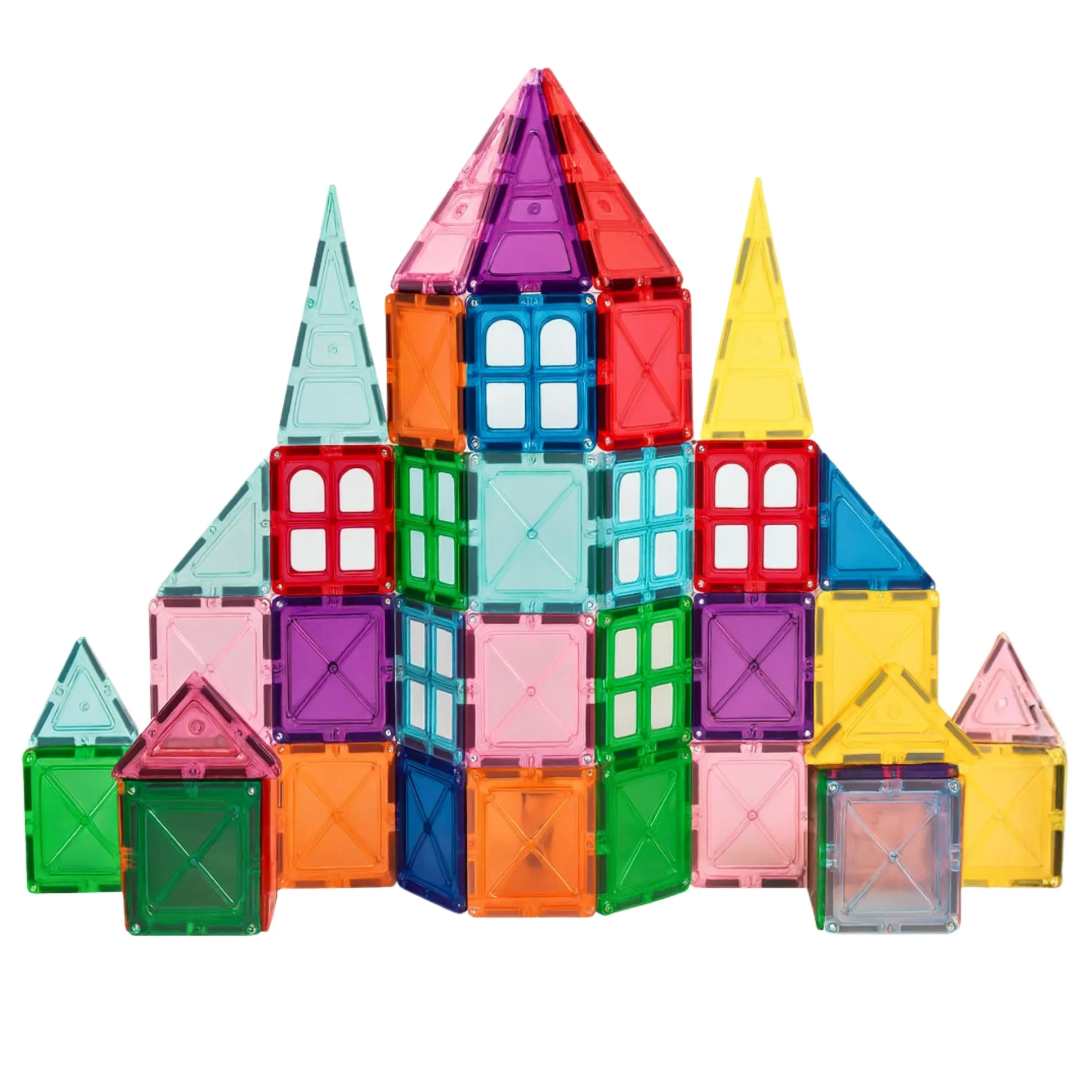 Magrivets™ Magnetic Tiles - Set of 112| Hands-On STEM Learning