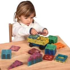 Magrivets™ Magnetic Tiles - Set of 112| Hands-On STEM Learning
