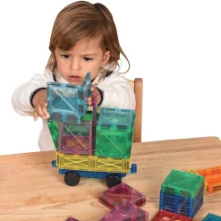 Magrivets™ Magnetic Tiles - Set of 112| Hands-On STEM Learning