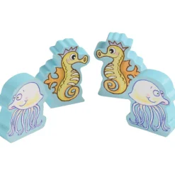 Majestic Mermaid Mansion | 3-Level Wooden Dollhouse with Sea-Life Furniture & Characters