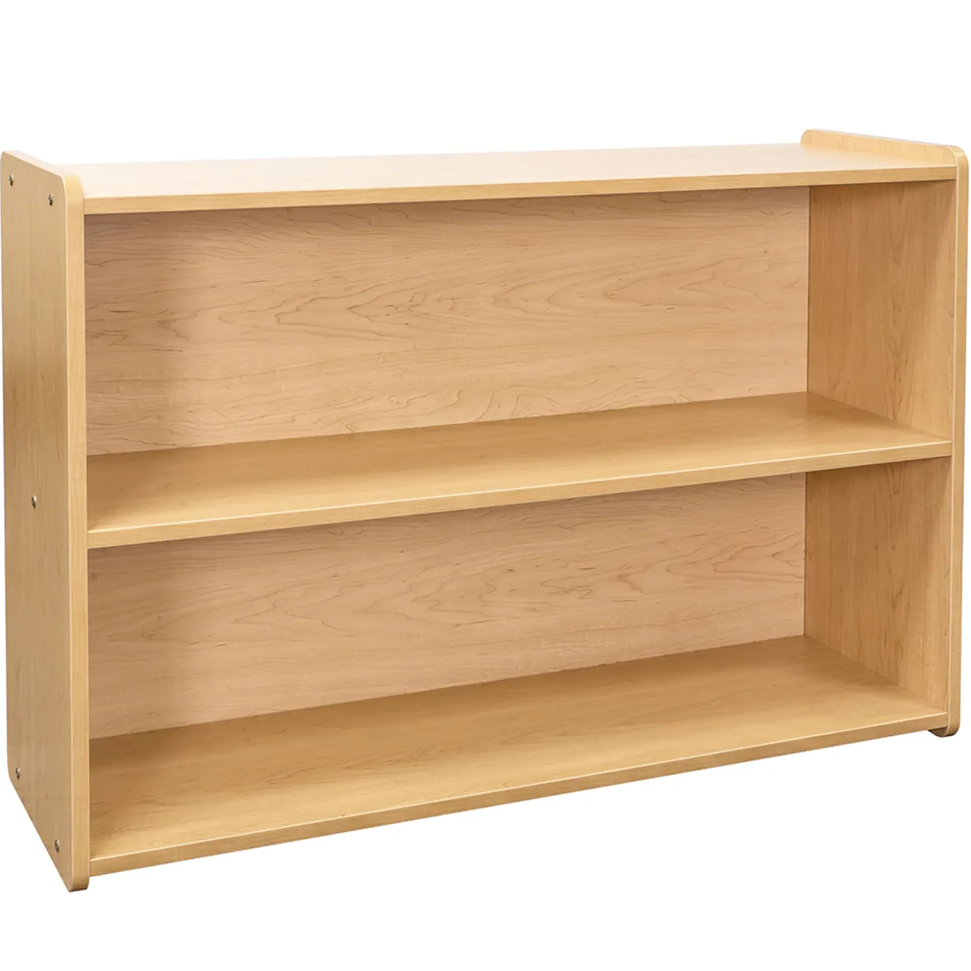 Maple-Toned Preschool Storage Shelf | GREENGUARD® Certified