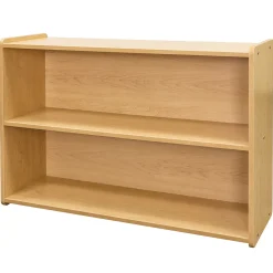 Maple-Toned Preschool Storage Shelf | GREENGUARD® Certified