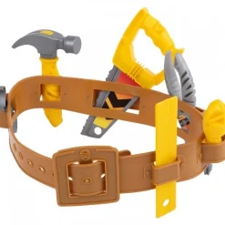 Master Builder's Tool Set | 21-Piece Pretend Play Kit with Hard Hat, Toolbelt, and 4-in-1 Multitool