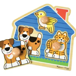 Melissa & Doug® Beginner House Pets Knobbed Puzzle - 3 PC