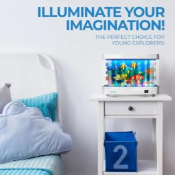 Mini Aquarium Lamp with Rolling Screen | Compact Calming Sensory Light