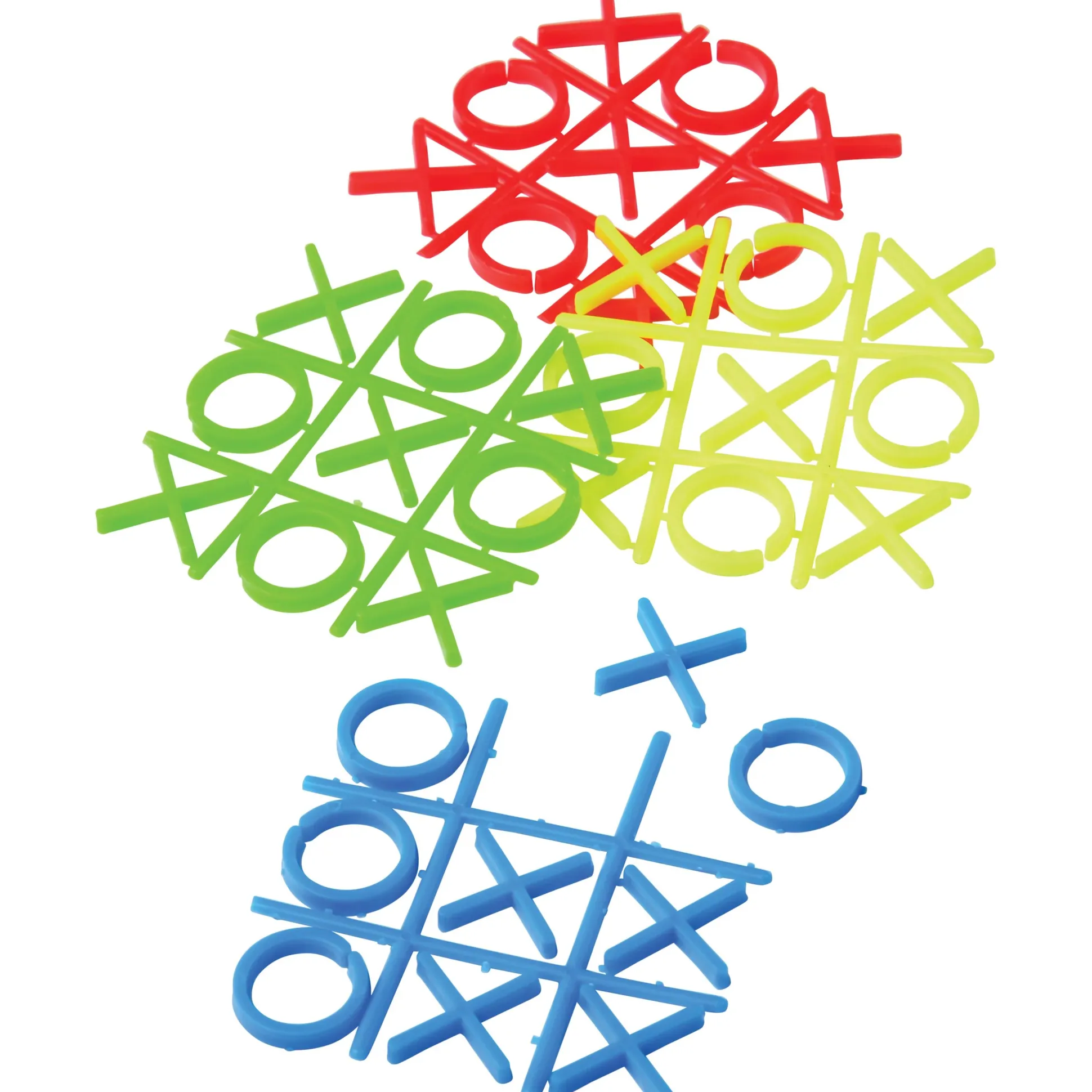 Mini Plastic Tic-Tac-Toe Games - Set of 12