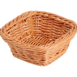 5" Mini Plastic Wicker Baskets - Set of 12