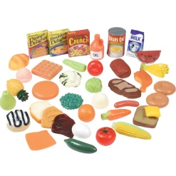 Mini Play Food Set | 37-Piece Plastic Toy Food Set