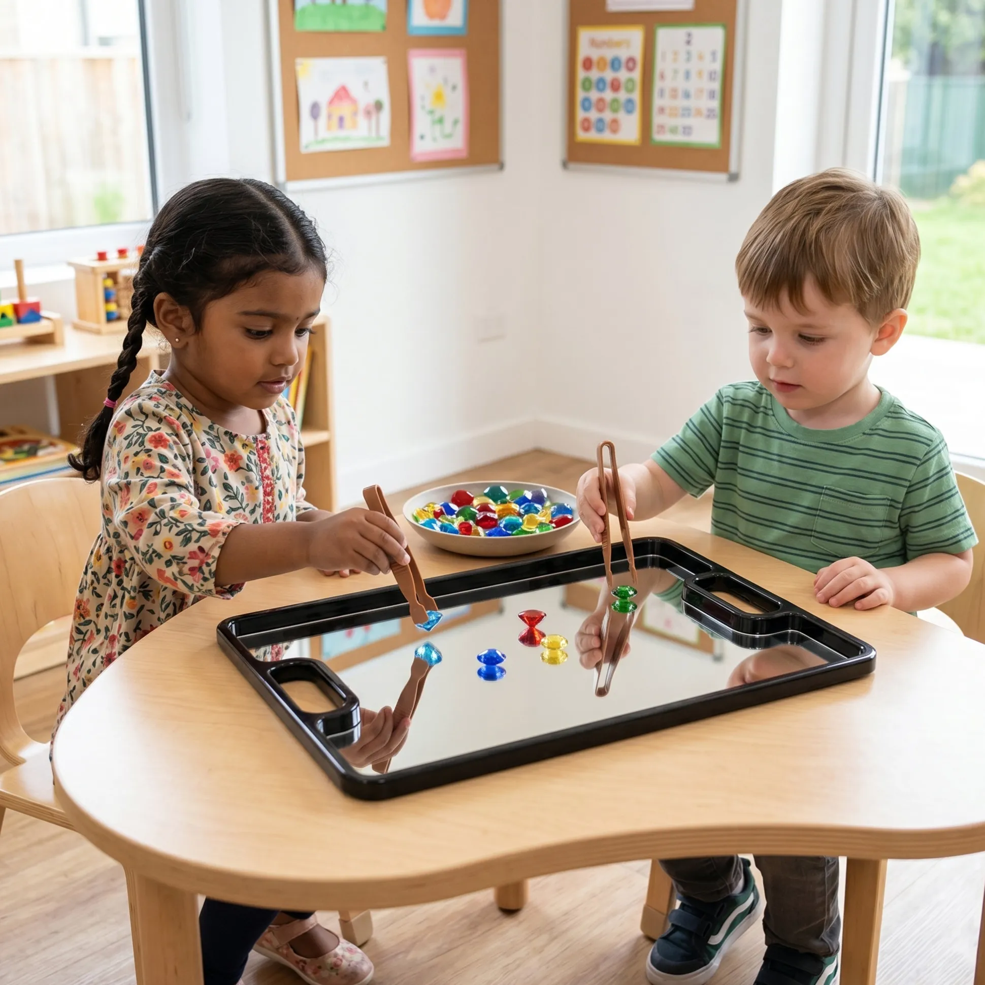 Mirror Discovery Tray Set