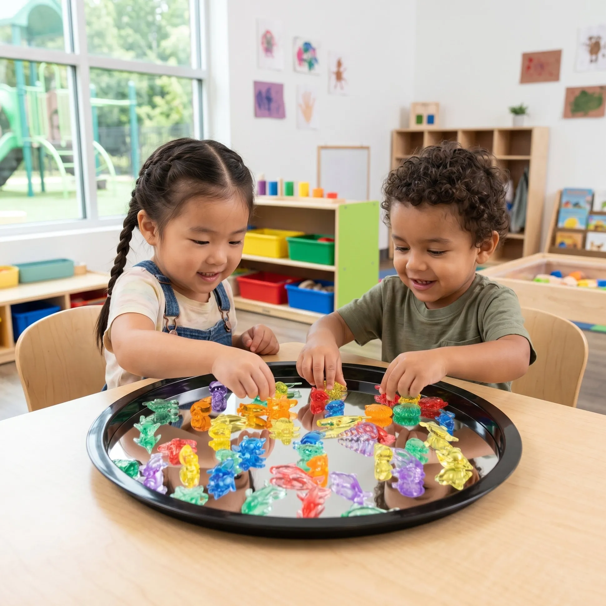 Mirror Discovery Tray Set