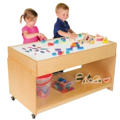 Mobile Wooden Classroom LED Light Table