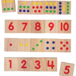 Montessori Wooden Math Tools | Counting, Colors & Shapes Learning Set | Peg Board & Number Matching Toys