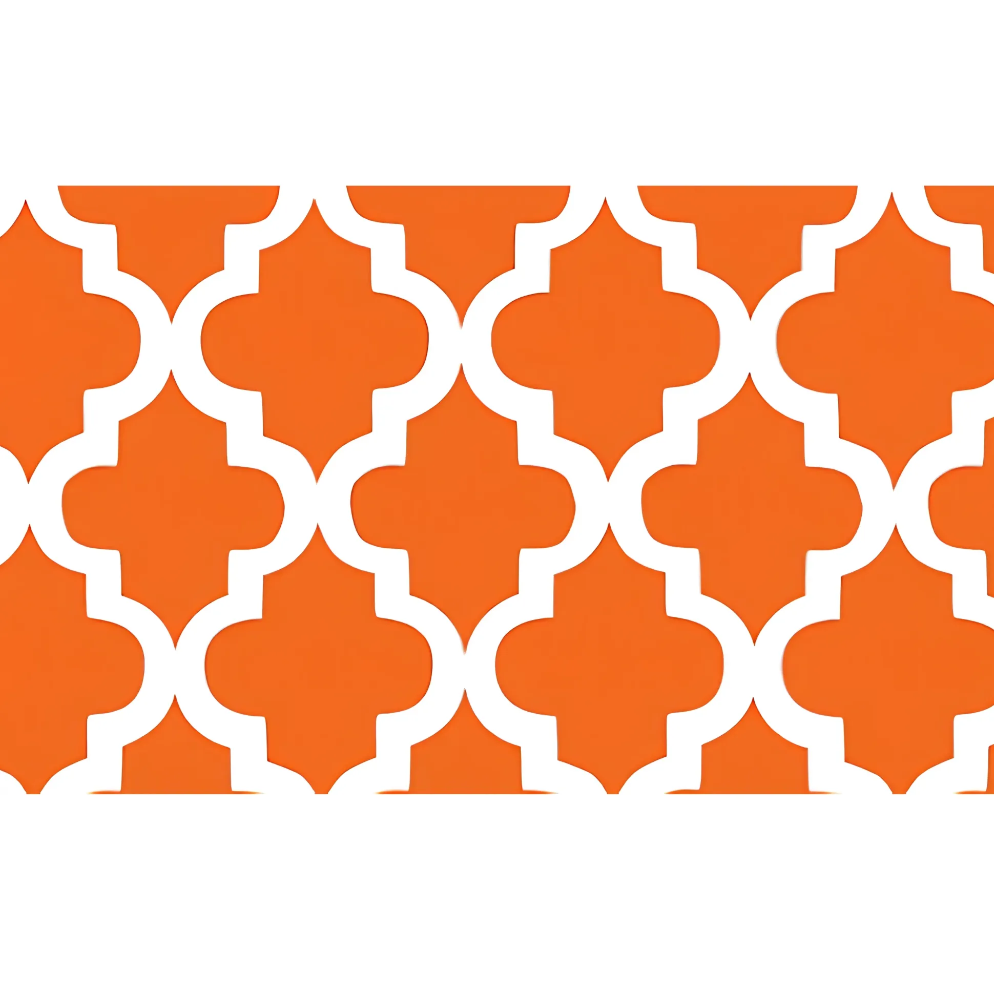 Moroccan Orange Bolder Borders Classroom Bulletin Board Trim