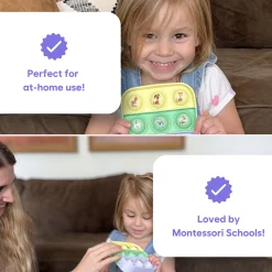 Ms. Brandi’s Popplers Matching Game | First Words Fidget Fun 54-Piece Set