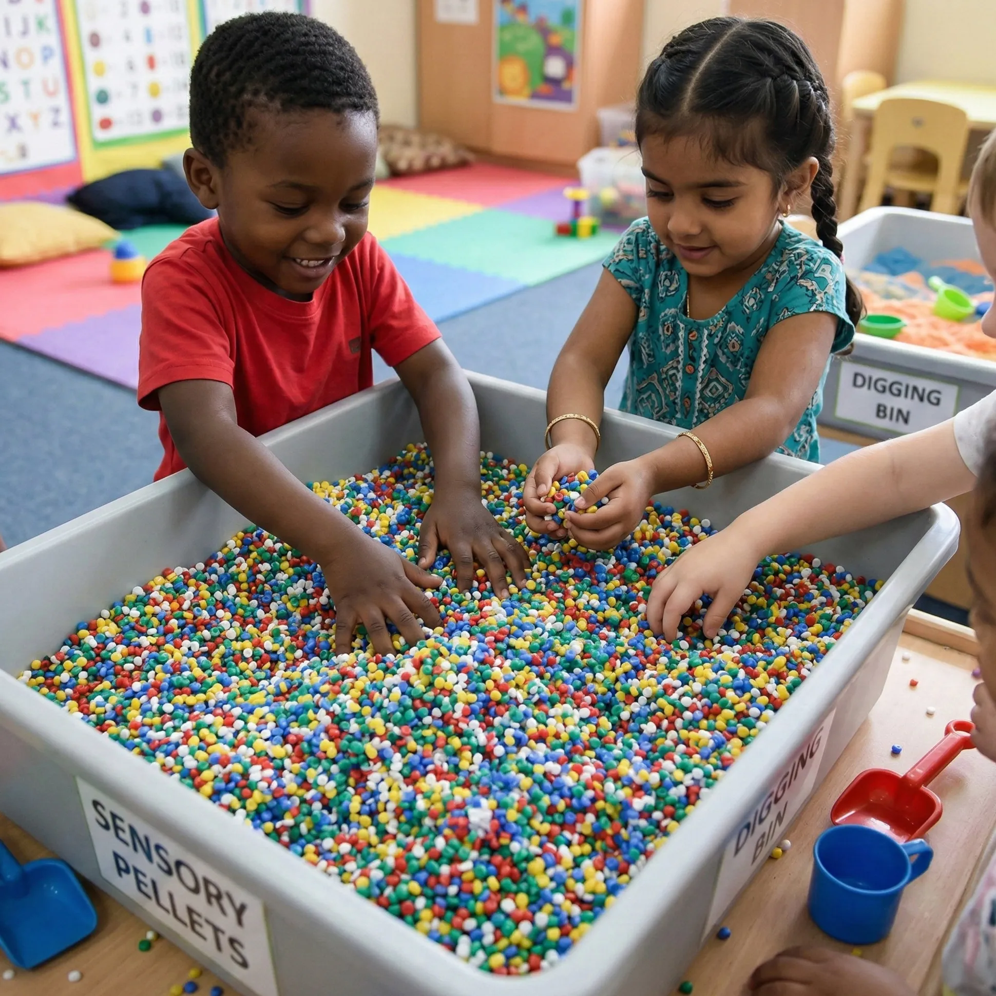 Multi-Colored Sensory Plasti-Pellets