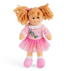 Multicultural Soft and Cuddly Jasmine Doll | 11 Inch Plush Ragdoll with Removable Clothing