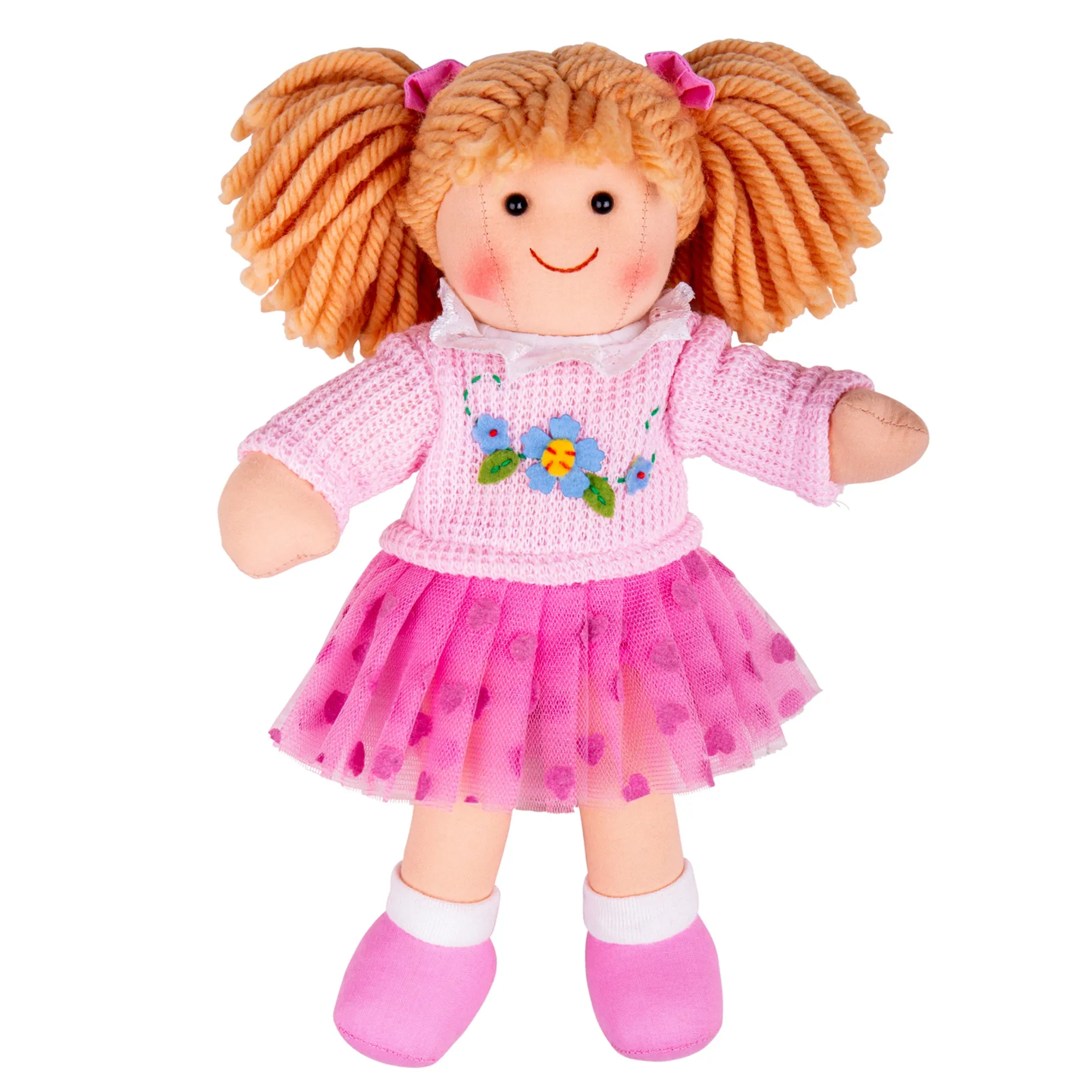 Multicultural Soft and Cuddly Jasmine Doll | 11 Inch Plush Ragdoll with Removable Clothing