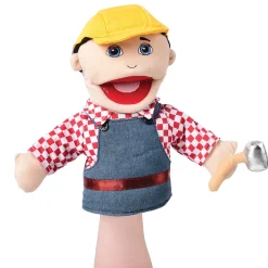 Multi-Ethnic Career Puppet - Construction Worker