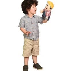 Multi-Ethnic Career Puppet - Construction Worker