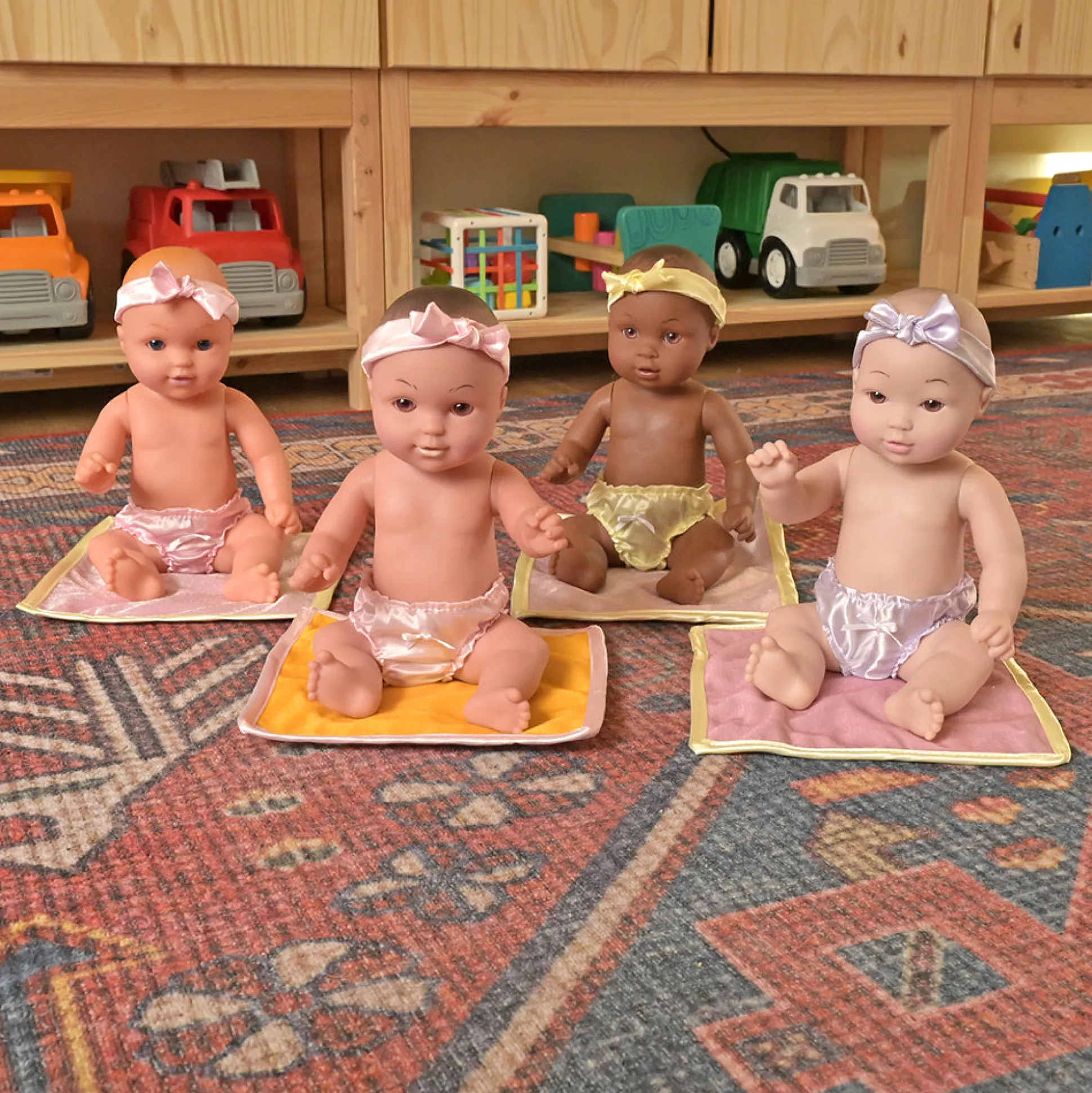 Multi-Ethnic Tender-Touch Baby Dolls | Set of 4 Realistic Dolls
