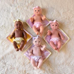 Multi-Ethnic Tender-Touch Baby Dolls | Set of 4 Realistic Dolls