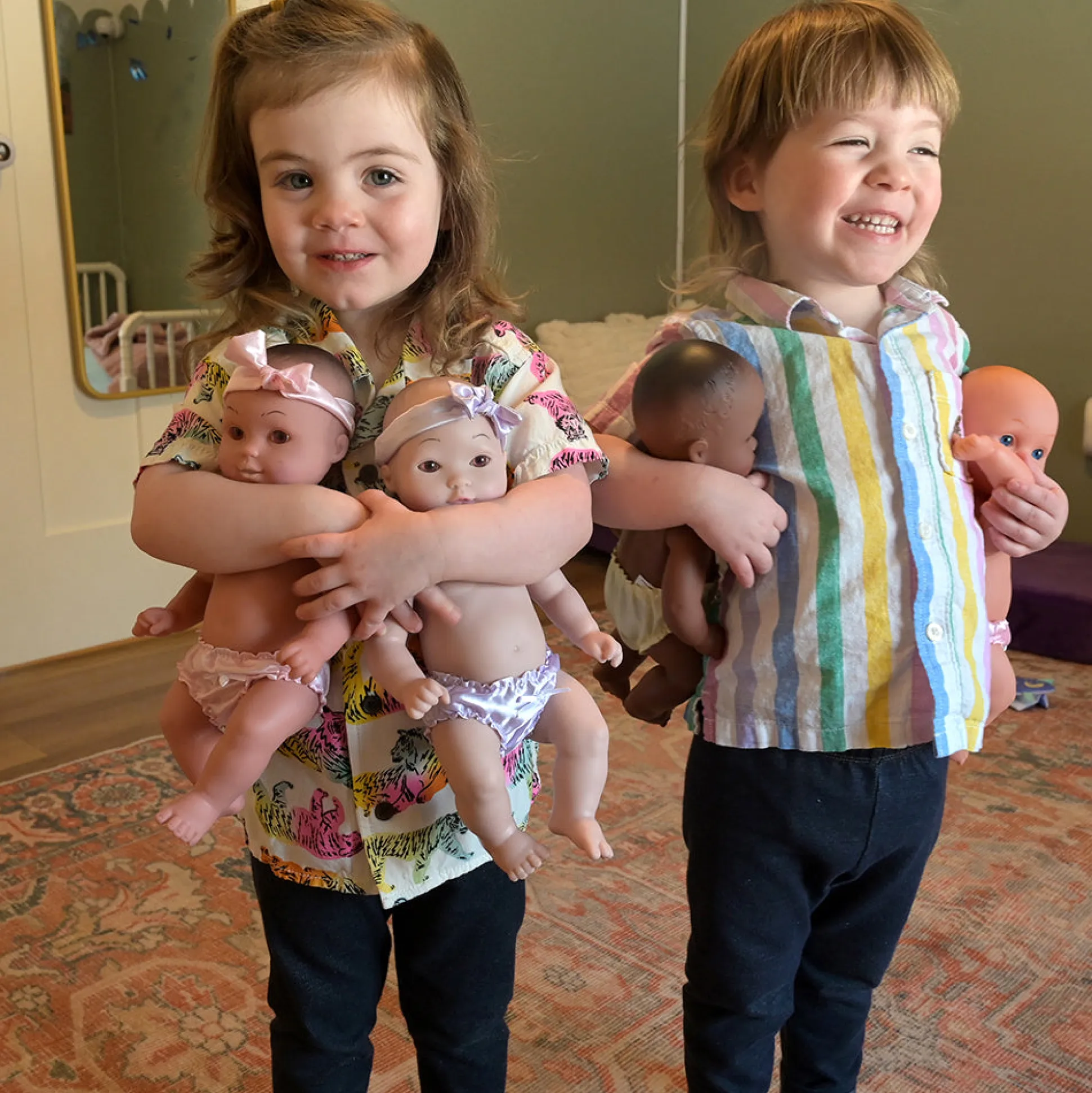 Multi-Ethnic Tender-Touch Baby Dolls | Set of 4 Realistic Dolls