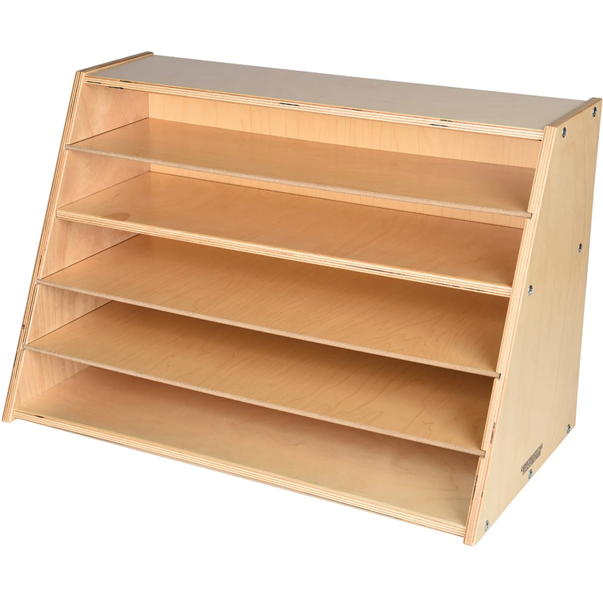 Multi-Level Puzzle Storage Station | Extra Wide Wooden Organizer for Puzzles