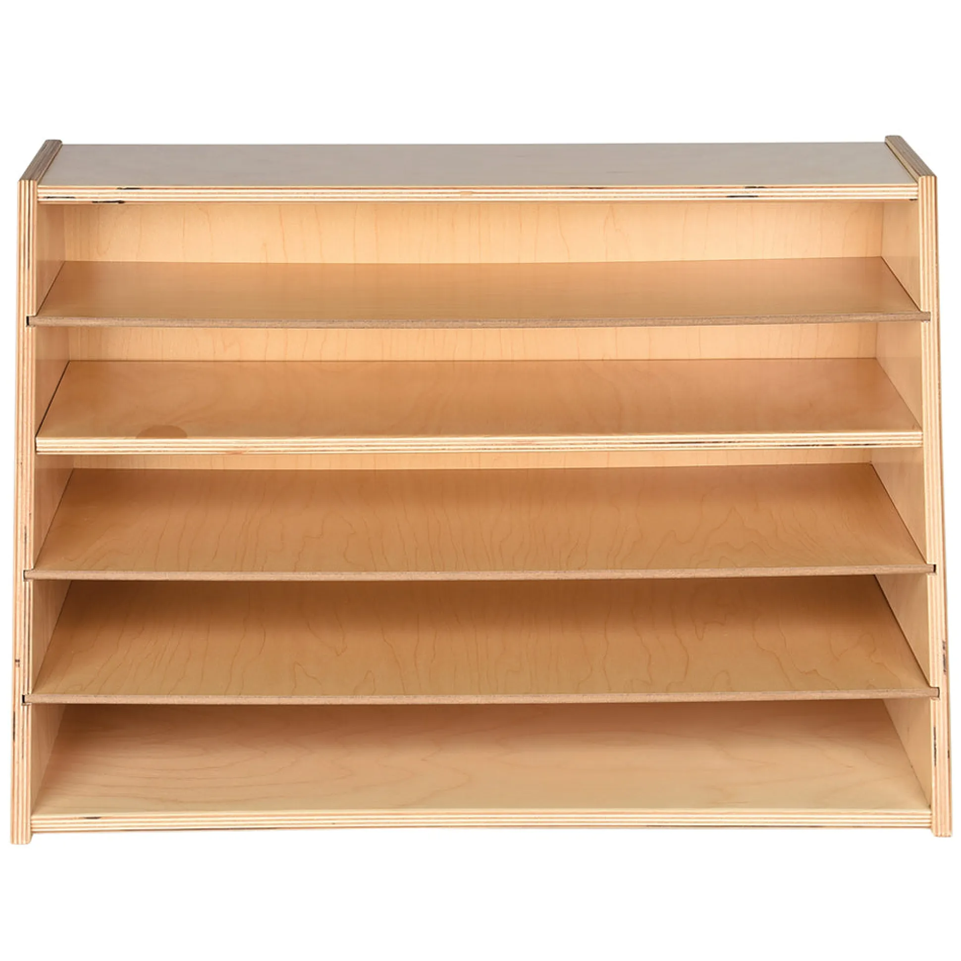 Multi-Level Puzzle Storage Station | Extra Wide Wooden Organizer for Puzzles
