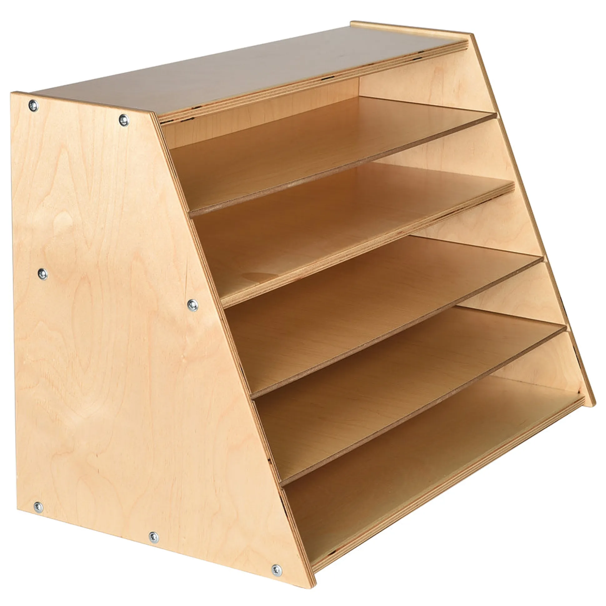 Multi-Level Puzzle Storage Station | Extra Wide Wooden Organizer for Puzzles