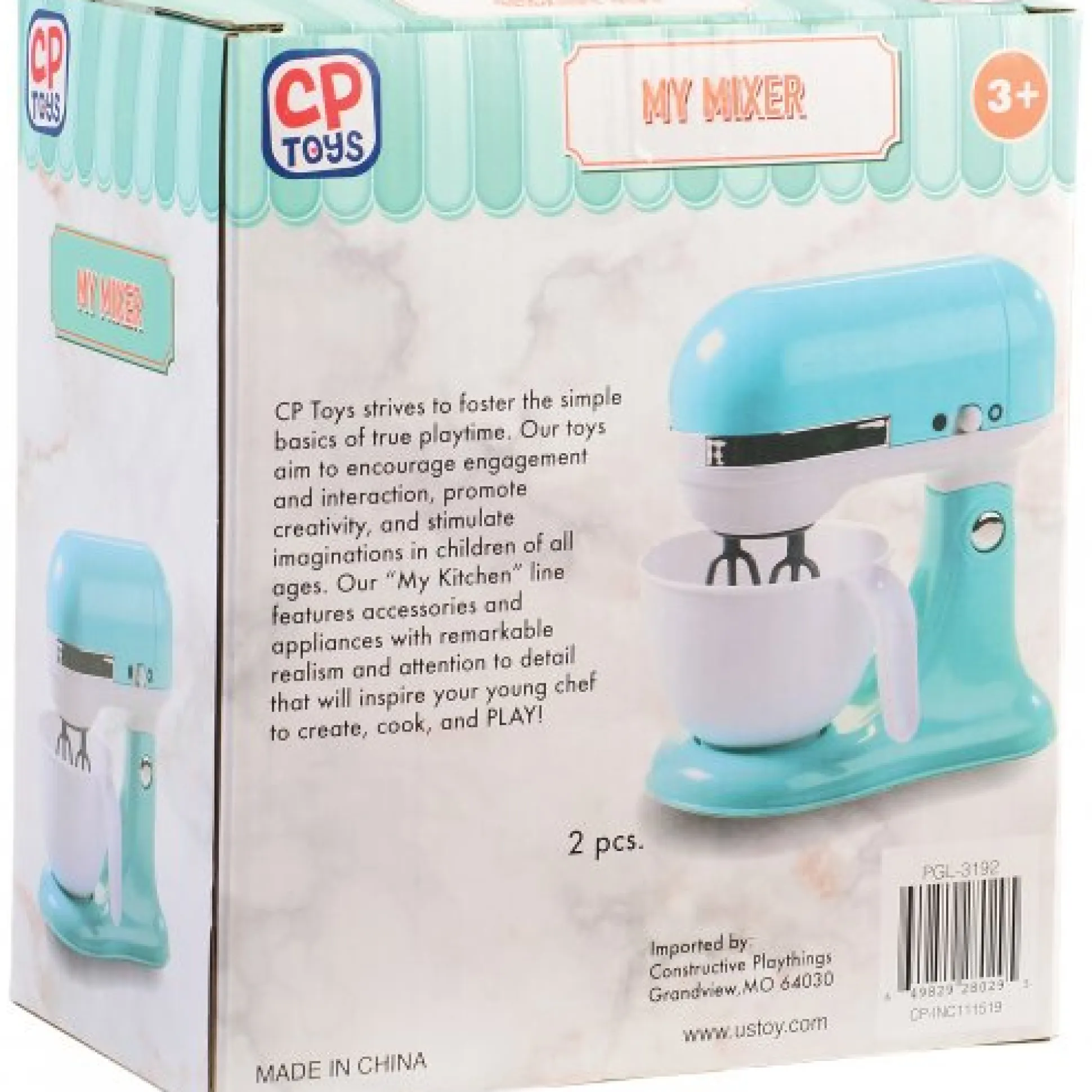 My Mixer | Realistic Toy Baking Accessory with Spinning Paddles