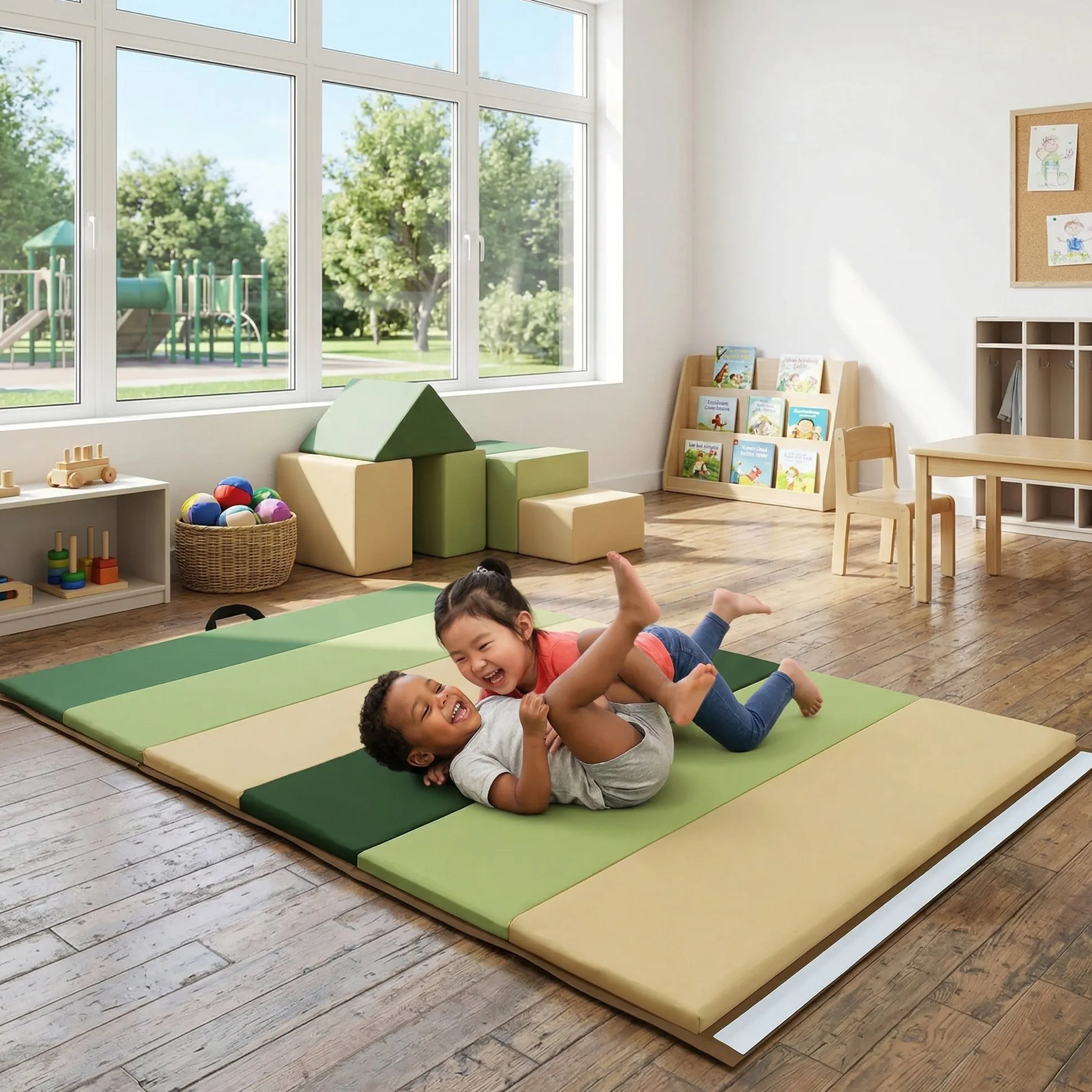 Natural Colored Tumbling Mat