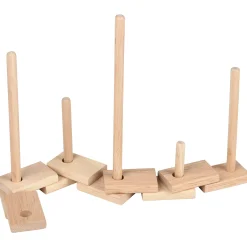Natural Geo Stacker | 20-Piece Wooden Eco-Friendly Set