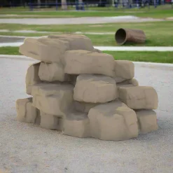 3' Natural-Look Boulder Climber | Engaging Rock Climbing for Preschool Playgrounds
