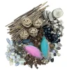 Naturals Discovery Loose Parts Set | Eco-Friendly Sensory STEM Learning Kit with Stones, Wood, Leaves & Natural Materials