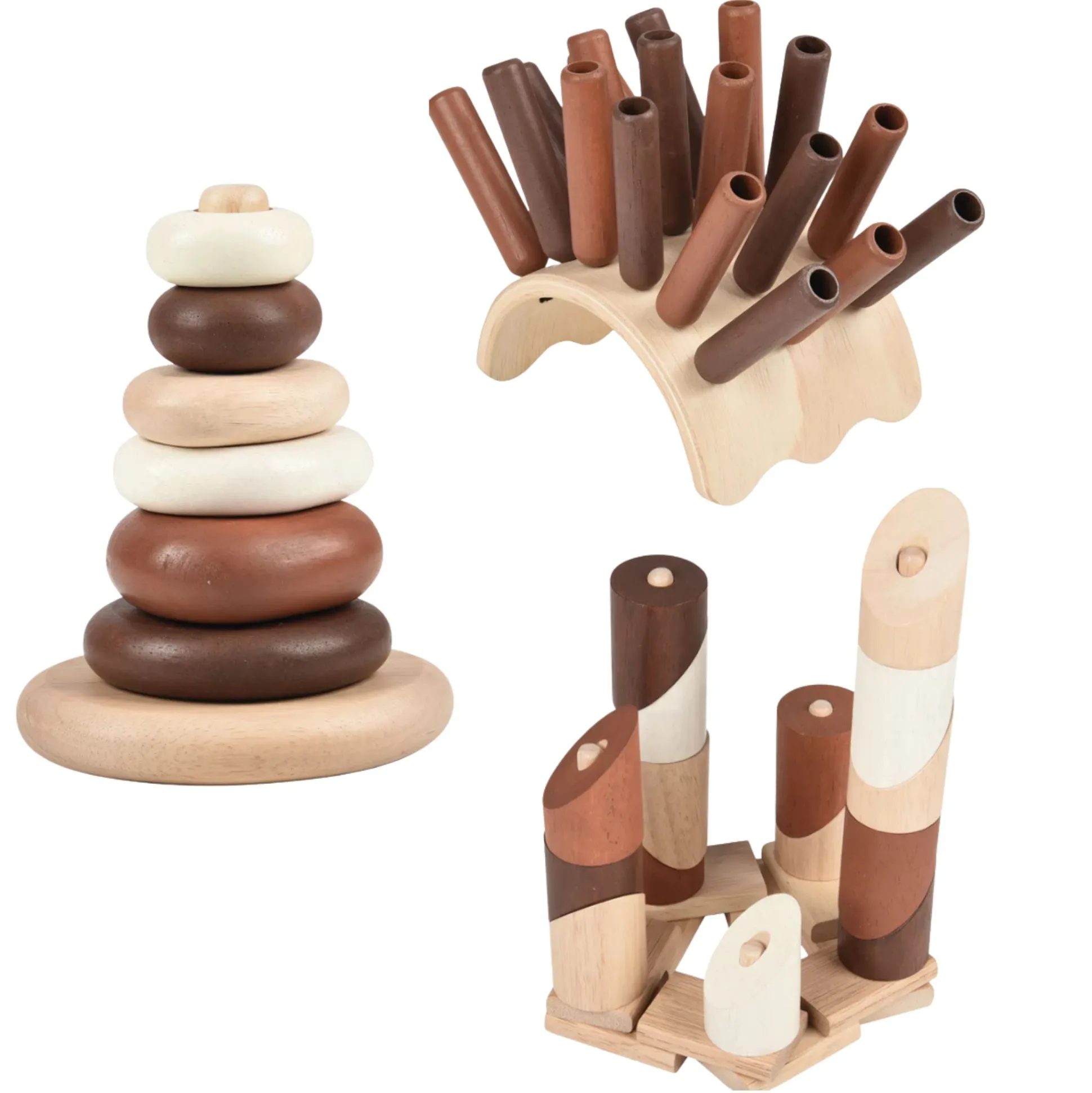 Natural Toddler Sensory & Stacking Collection