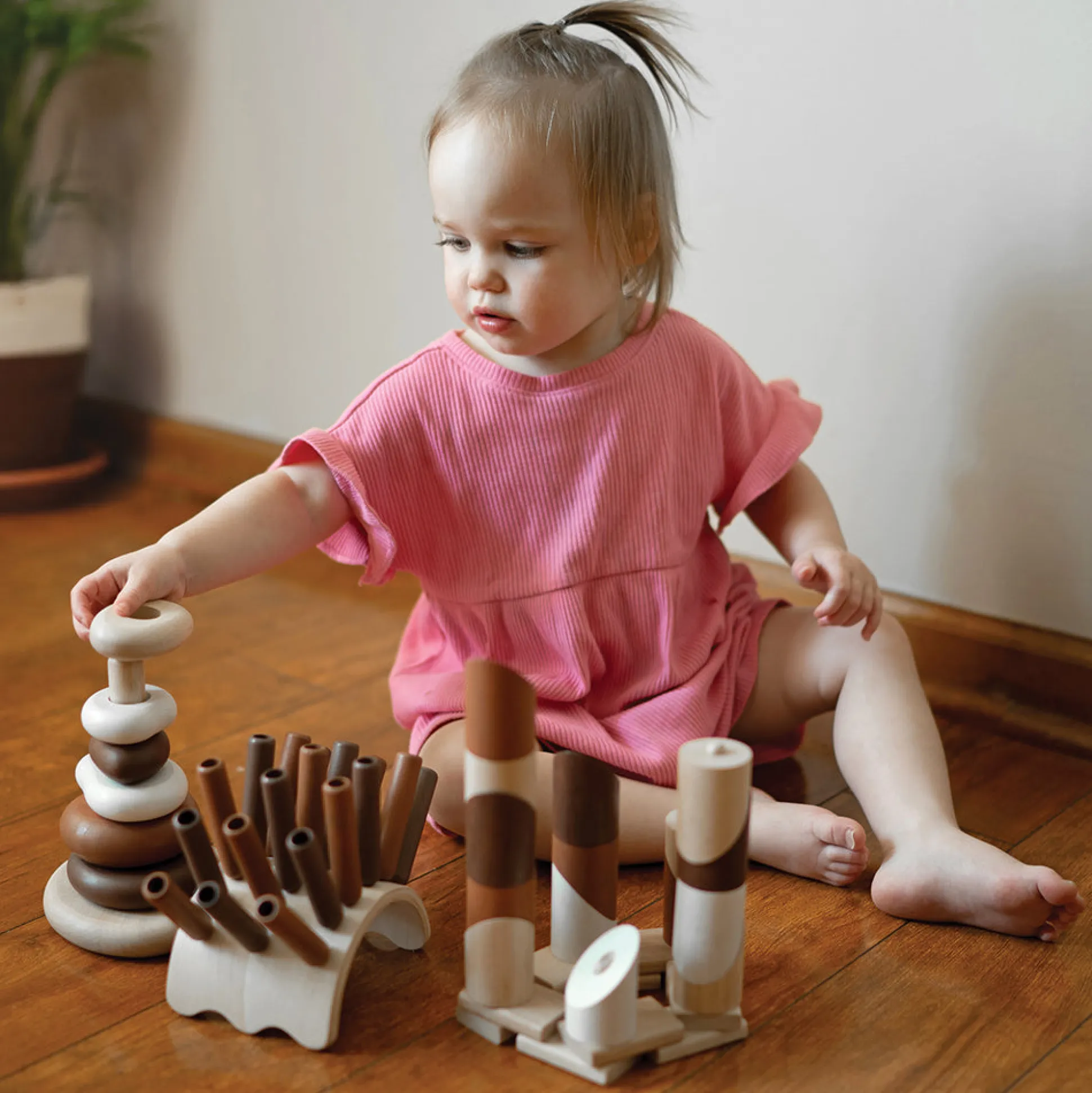 Natural Toddler Sensory & Stacking Collection