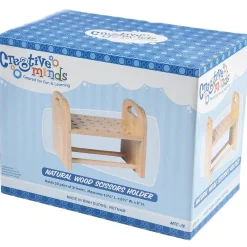 Natural Wood Scissors Holder
