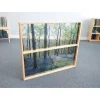 Nature View 36" Acrylic Woodland Divider Panel | Clear Classroom Partition