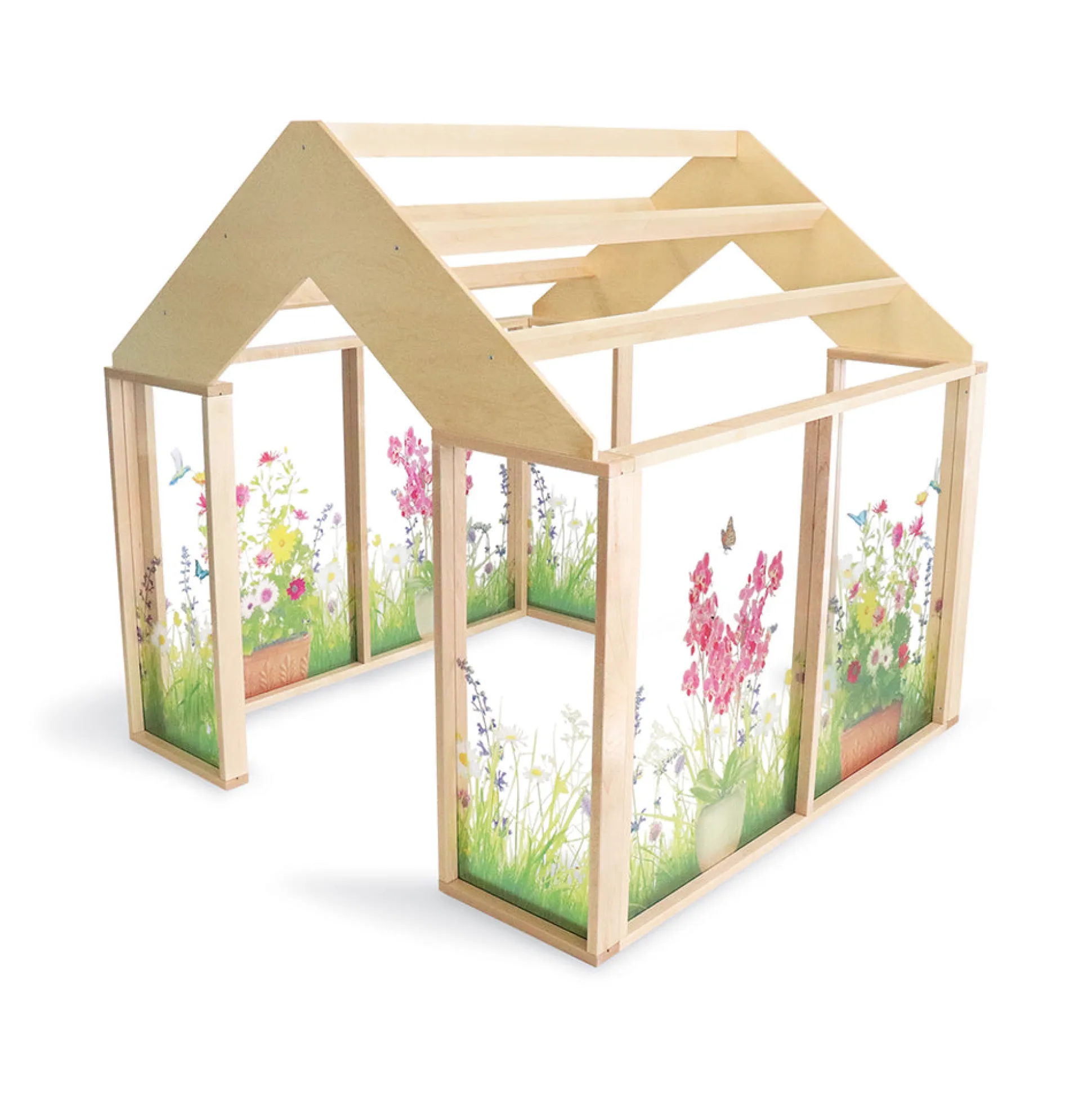 Nature View Indoor Classroom Greenhouse | Biophilic Quiet Space