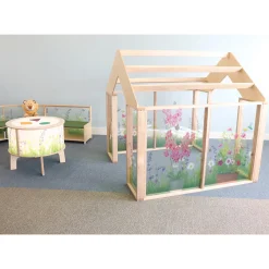 Nature View Indoor Classroom Greenhouse | Biophilic Quiet Space