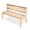 Nature View Live Edge Bench | 10" High Two-Seat Nature-Inspired Bench