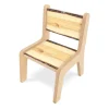 Nature View Live Edge Chair | 10" High Nature-Inspired Classroom Seating for Early Learners