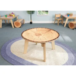 Nature View Live Edge Round Activity Table | 20