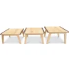 Nature View Live Edge Square Activity Table | 18" High Nature-Inspired Classroom Table