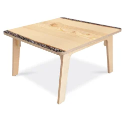 Nature View Live Edge Square Activity Table | 20