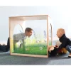 Nature View Play House Cube | Biophilic Quiet Retreat with Acrylic Flower Panels