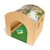 Nature View Reading Haven & Floor Mat Set | Classroom Play House with Built-In Book Shelves