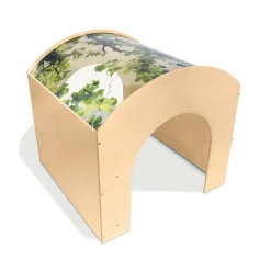 Nature View Reading Nook | Biophilic Canopy Retreat with Book Display & Easy Access